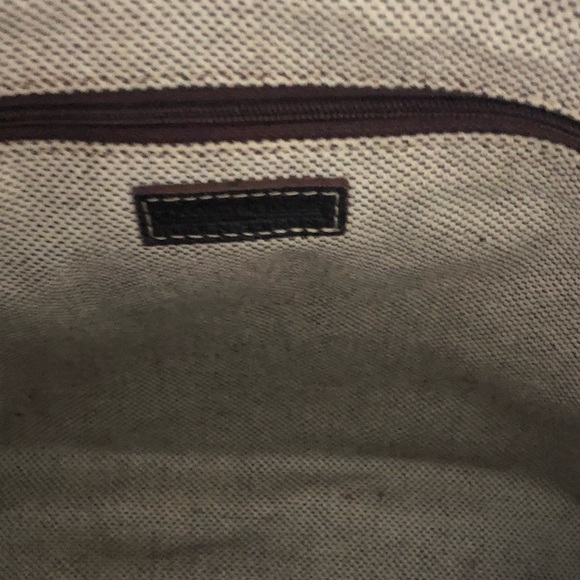 Dooney & Bourke brown leather hobo - Picture 6 of 7